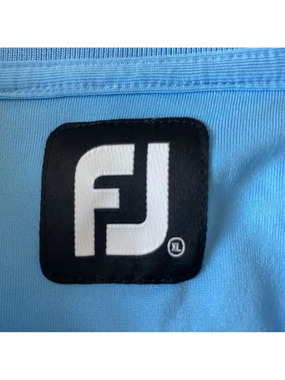 FootJoy FJ Performance Golf Polo Shirt Mens XL Blue Short Sleeve - Picture 5 of 8